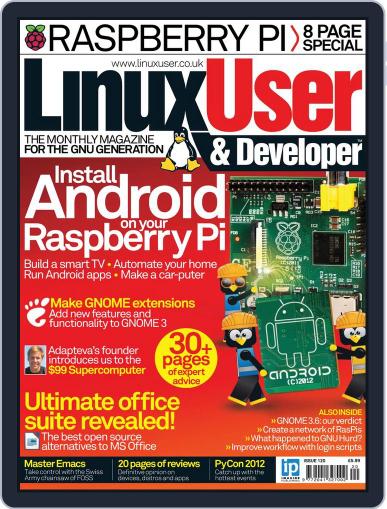 Linux User & Developer November 21st, 2012 Digital Back Issue Cover