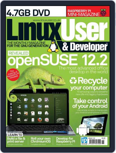 Linux User & Developer July 4th, 2012 Digital Back Issue Cover