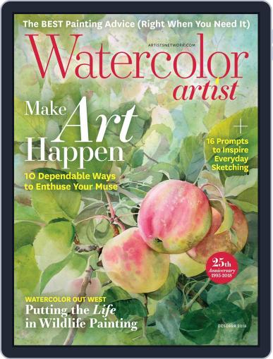 Watercolor Artist October 1st, 2018 Digital Back Issue Cover