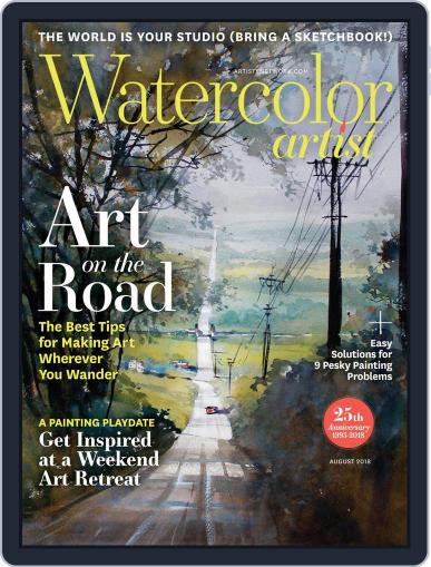 Watercolor Artist August 1st, 2018 Digital Back Issue Cover