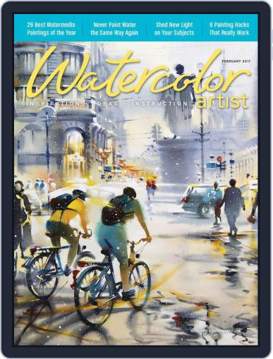 Watercolor Artist February 1st, 2017 Digital Back Issue Cover