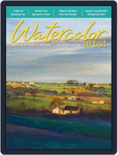 Watercolor Artist August 16th, 2016 Digital Back Issue Cover