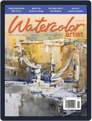 Watercolor Artist June 16th, 2015 Digital Back Issue Cover