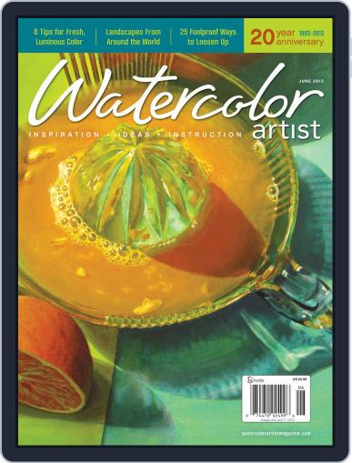 Watercolor Artist April 9th, 2013 Digital Back Issue Cover