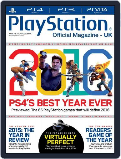 Official PlayStation Magazine - UK Edition December 18th, 2015 Digital Back Issue Cover