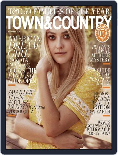 Town & Country November 1st, 2016 Digital Back Issue Cover