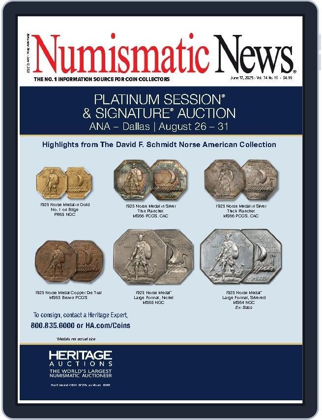 Numismatic News (Digital) Subscription                    June 17th, 2025 Issue
