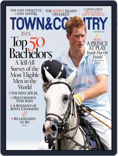 Town & Country January 10th, 2013 Digital Back Issue Cover