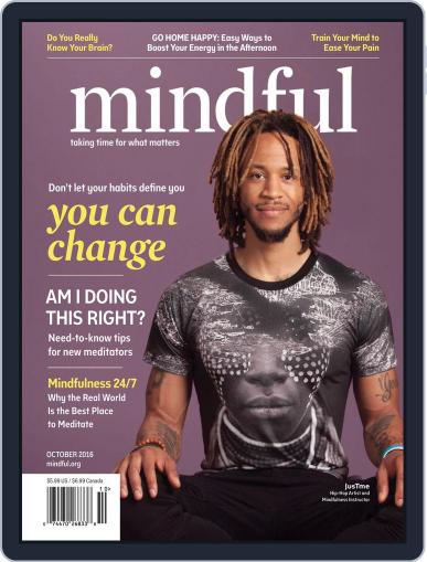 Mindful October 1st, 2016 Digital Back Issue Cover