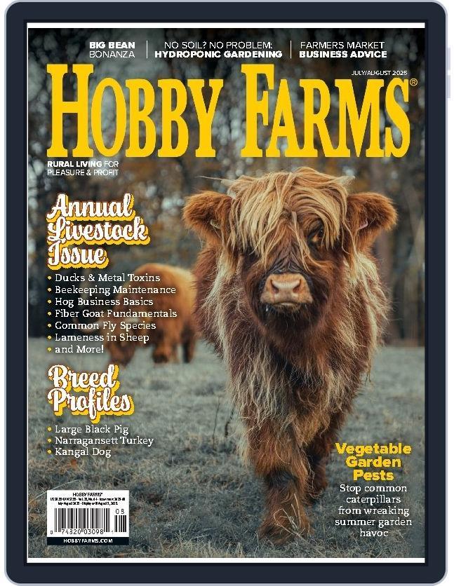 Hobby Farms July 1st, 2025 Digital Back Issue Cover