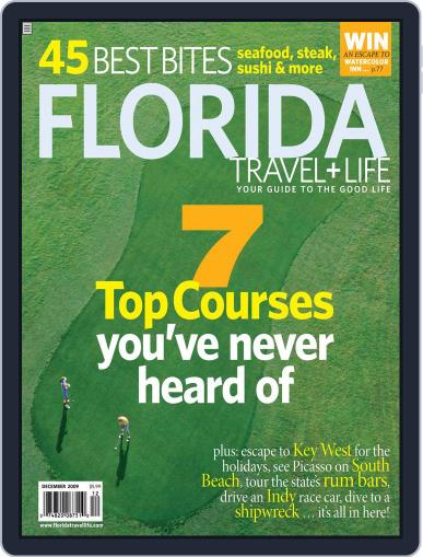 Florida Travel And Life December 1st, 2009 Digital Back Issue Cover