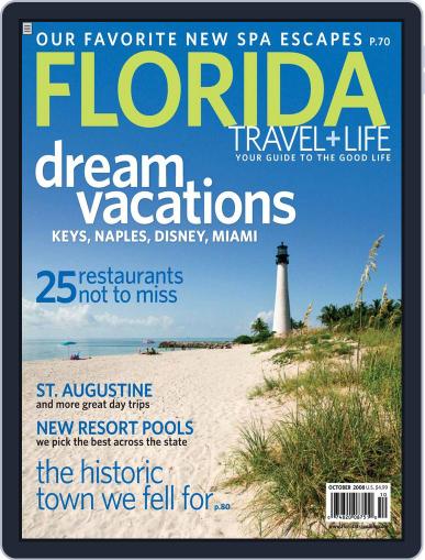 Florida Travel And Life August 15th, 2008 Digital Back Issue Cover