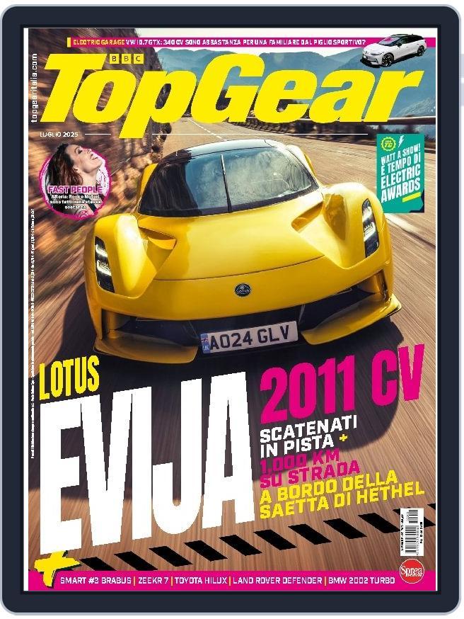 BBC Top Gear Italia June 13th, 2025 Digital Back Issue Cover