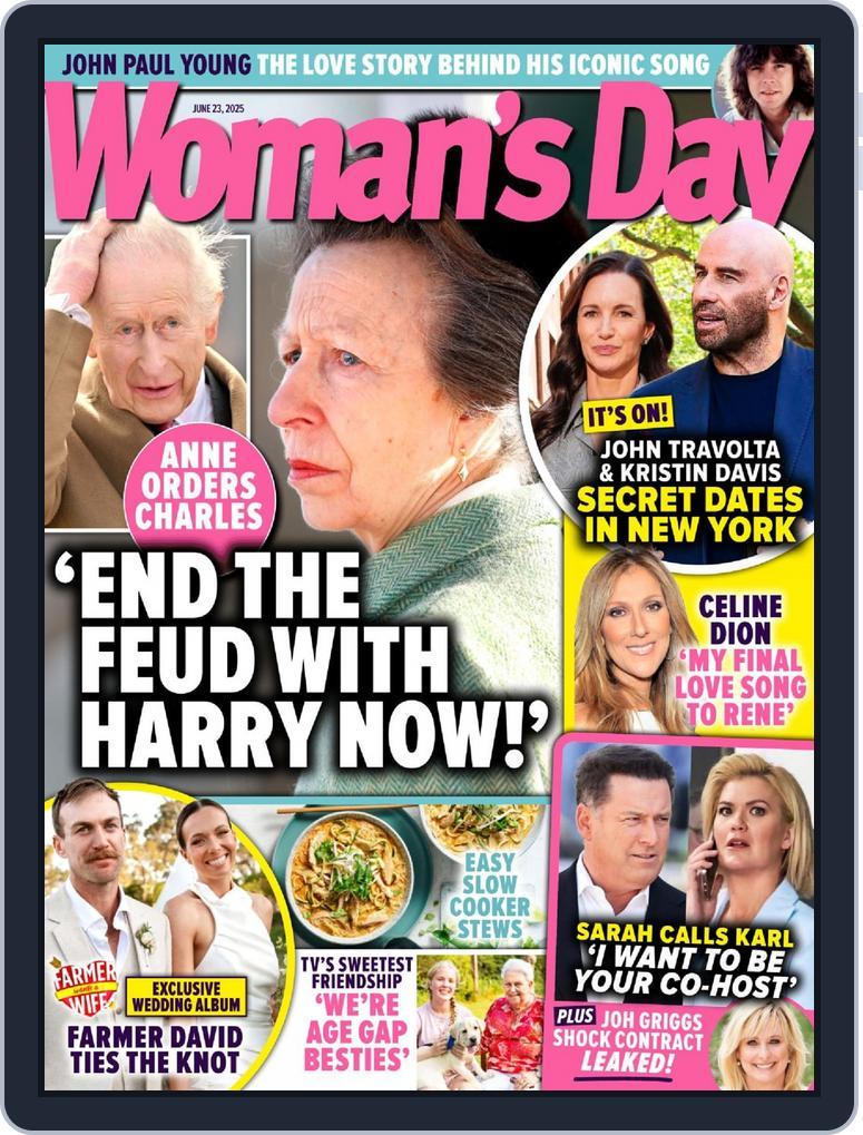 Woman's Day Australia (Digital) Subscription                    June 15th, 2025 Issue