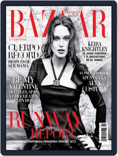 Harper's Bazaar México January 25th, 2013 Digital Back Issue Cover