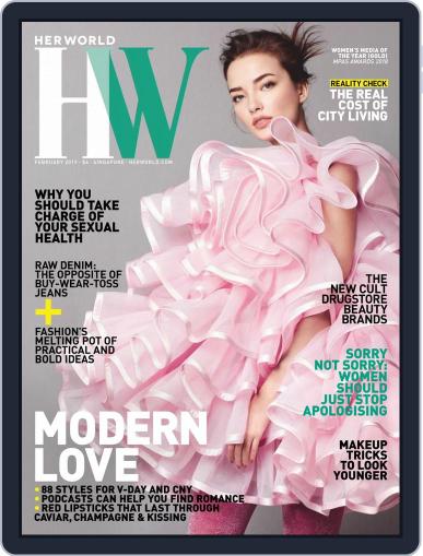 Her World Singapore February 1st, 2019 Digital Back Issue Cover