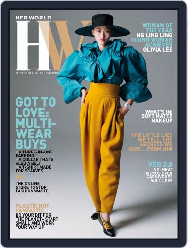 Her World Singapore September 1st, 2018 Digital Back Issue Cover