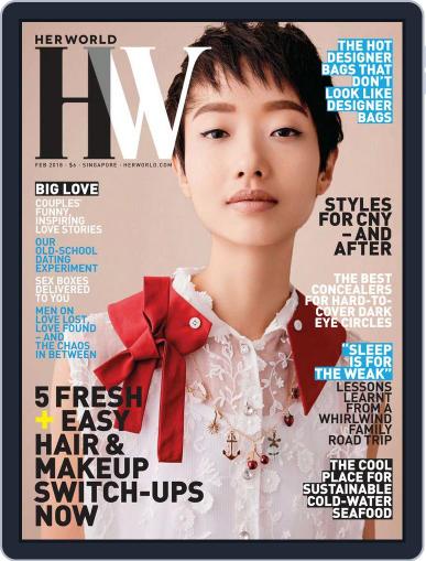 Her World Singapore February 1st, 2018 Digital Back Issue Cover