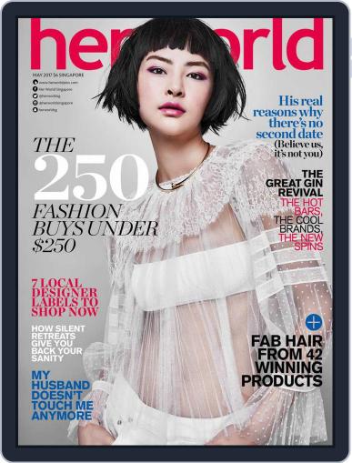 Her World Singapore May 1st, 2017 Digital Back Issue Cover