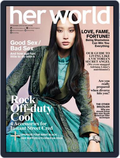 Her World Singapore November 1st, 2016 Digital Back Issue Cover