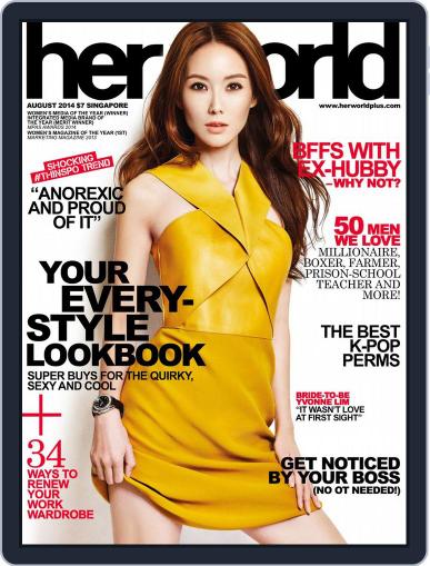 Her World Singapore July 24th, 2014 Digital Back Issue Cover