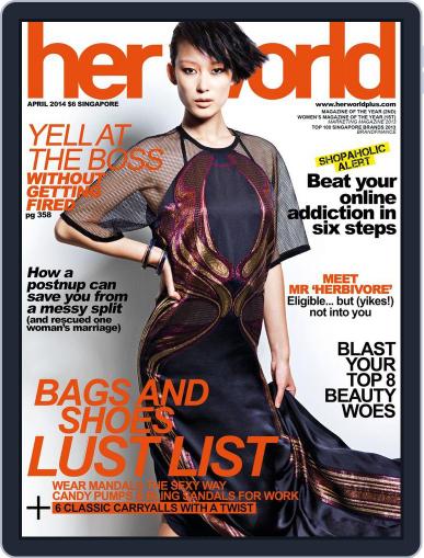 Her World Singapore March 27th, 2014 Digital Back Issue Cover