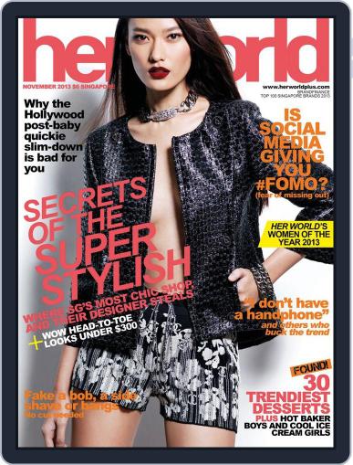 Her World Singapore November 4th, 2013 Digital Back Issue Cover