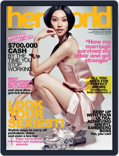 Her World Singapore June 20th, 2013 Digital Back Issue Cover