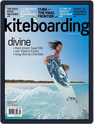 Kiteboarding September 1st, 2009 Digital Back Issue Cover
