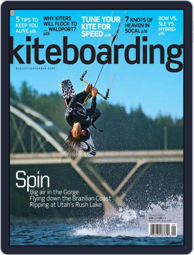 Kiteboarding July 13th, 2007 Digital Back Issue Cover