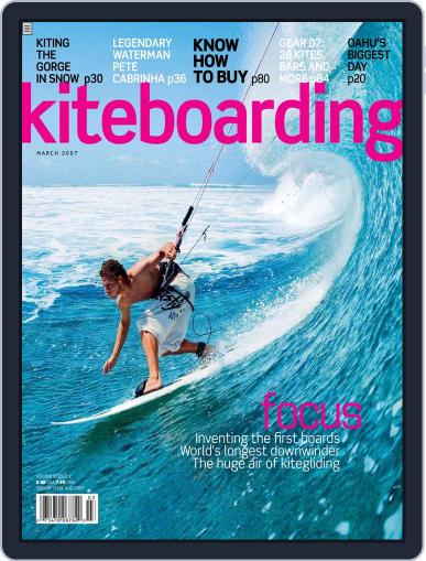 Kiteboarding January 9th, 2007 Digital Back Issue Cover