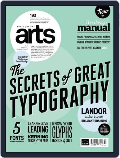 Computer Arts September 21st, 2011 Digital Back Issue Cover