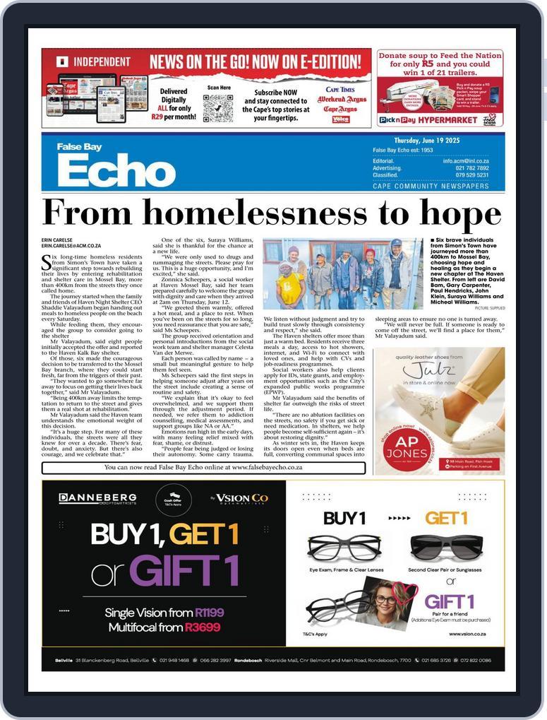 False Bay Echo (Digital) Subscription