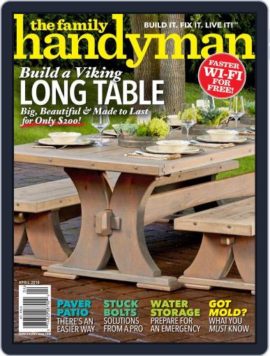 Family Handyman April 1st, 2018 Digital Back Issue Cover