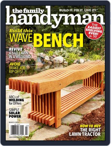 Family Handyman March 1st, 2018 Digital Back Issue Cover