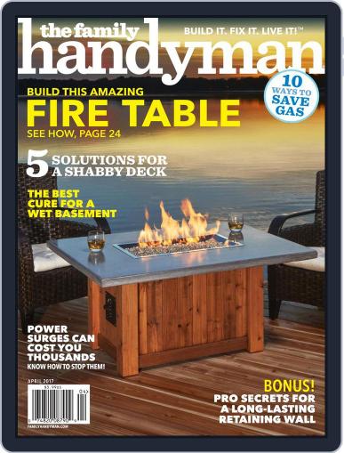 Family Handyman April 1st, 2017 Digital Back Issue Cover