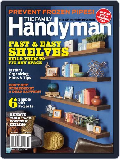 Family Handyman (Digital) December 1st, 2016 Issue Cover