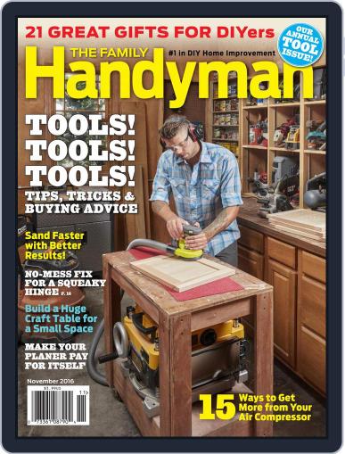 Family Handyman (Digital) November 1st, 2016 Issue Cover