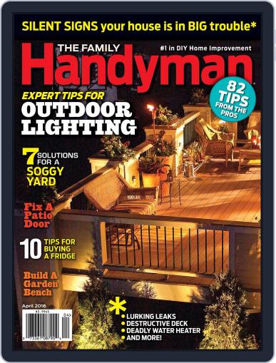 Family Handyman April 1st, 2016 Digital Back Issue Cover