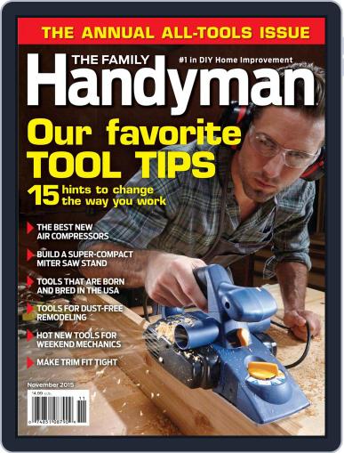 Family Handyman November 1st, 2015 Digital Back Issue Cover