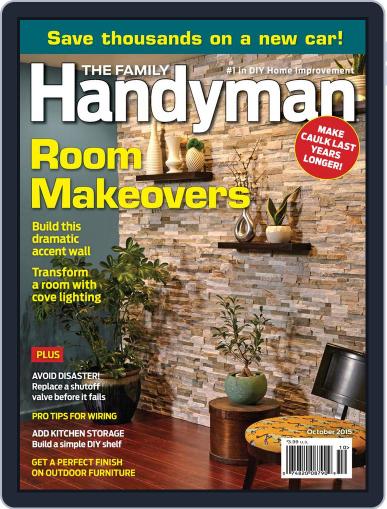 Family Handyman October 1st, 2015 Digital Back Issue Cover
