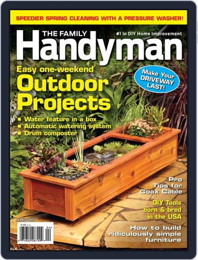 Family Handyman April 1st, 2015 Digital Back Issue Cover