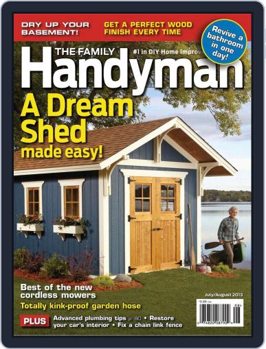 Family Handyman July 1st, 2013 Digital Back Issue Cover