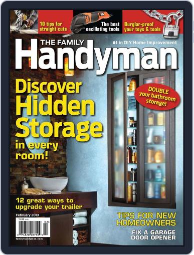 Family Handyman January 12th, 2013 Digital Back Issue Cover