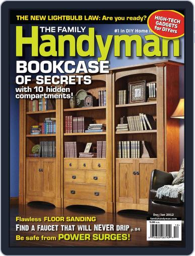 Family Handyman November 22nd, 2011 Digital Back Issue Cover