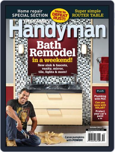 Family Handyman September 13th, 2011 Digital Back Issue Cover