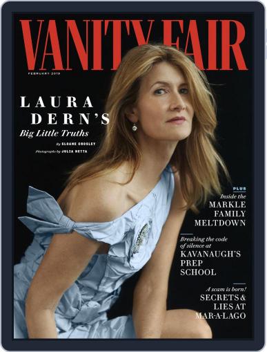 Vanity Fair February 1st, 2019 Digital Back Issue Cover