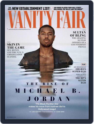 Vanity Fair November 1st, 2018 Digital Back Issue Cover