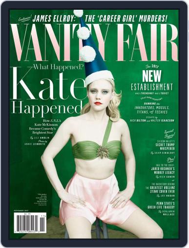 Vanity Fair November 1st, 2017 Digital Back Issue Cover