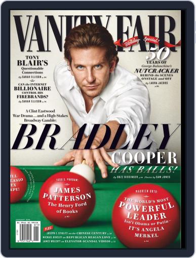 Vanity Fair January 1st, 2015 Digital Back Issue Cover